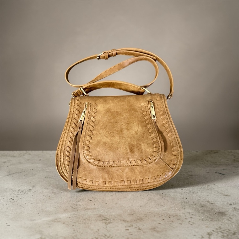 Khloe Urban Expressions Tan Crossbody Bag